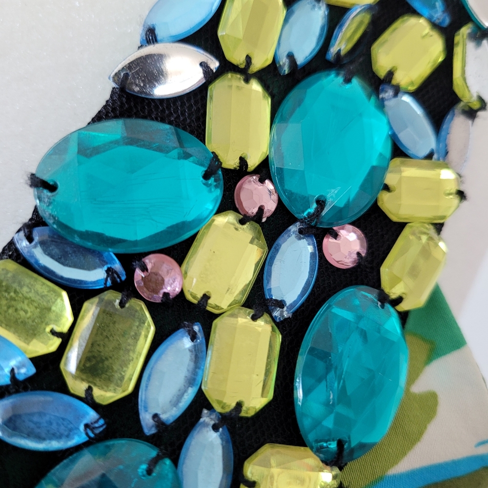 EUC Rabbit Rabbit Rabbit Sleeveless Dress with Embellished Neckli… - Picture 4 of 8
